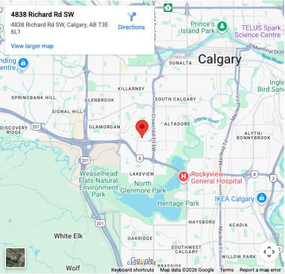 Calgary map